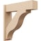 Ekena Millwork 7 1/2-in W x 28-in D x 28-in H Funston Block Rough Cedar Woodgrain TimberThane Outlooker, Primed Tan OUTUR075X28X28FST44RCPR - alternate 1